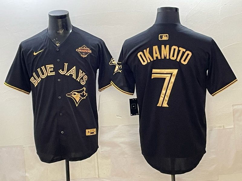 Men 2026 Toronto Blue Jays #7 Okamoto black Game Nike MLB Jersey 2603001->toronto blue jays->MLB Jersey